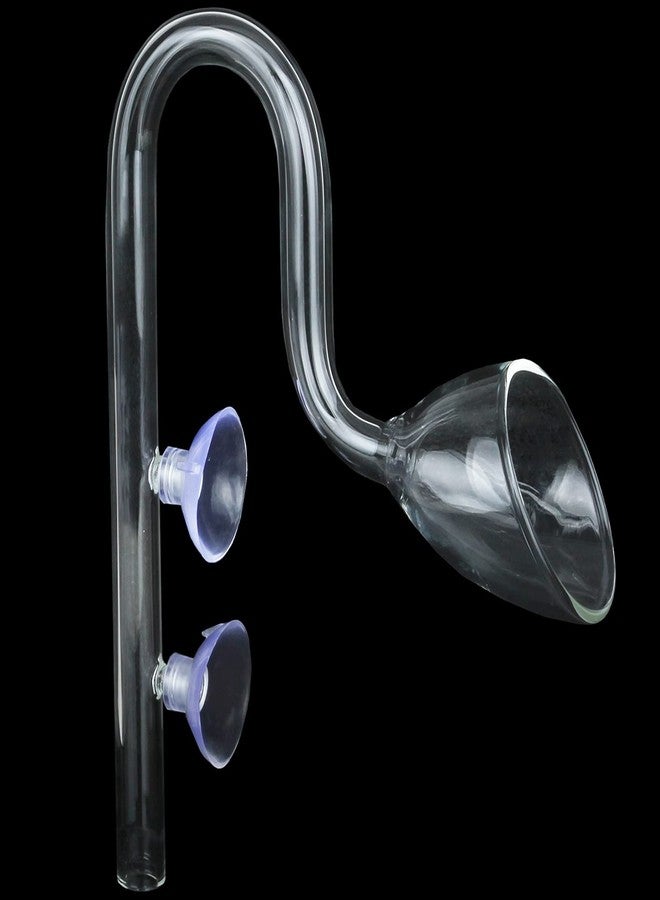 Bilindasly Glass Lily Pipe Outflow Aquatic Lily Pipe Set for Aquarium Planted Tank Aquascaping Filter 17mm for 16/22mm(5/8" ID) Tubing Hose - Image 1